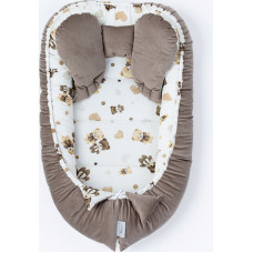 Minikid Cocoon - P02-0653 - VELVET - PETIT - BROWN