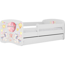 Kocot Kids Bed babydreams white balloon without drawer with mattress 140/70