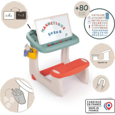 Smoby Dwustronne Biurko Ławka Tablica 2w1 + 80 akcesoriów