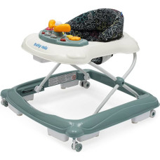 Minikid Baby Walker - 53259 - with steering wheel - DARK GREEN