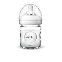 PHILIPS AVENT klaasist lutipudel  Natural 125 ml, 0M+, SCF051/17