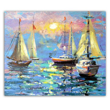 TSVETNOY diamond mosaiik 40x50cm Quiet Harbour, LG059e