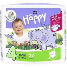 HAPPY Maxi mähkmed suurus 4, 8-18kg. 27tk LÕPUMÜÜK