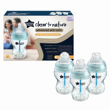 TOMMEE TIPPE lutipudelid 250ml, 3tk. ADVANCED ANTI-COLIC 422746