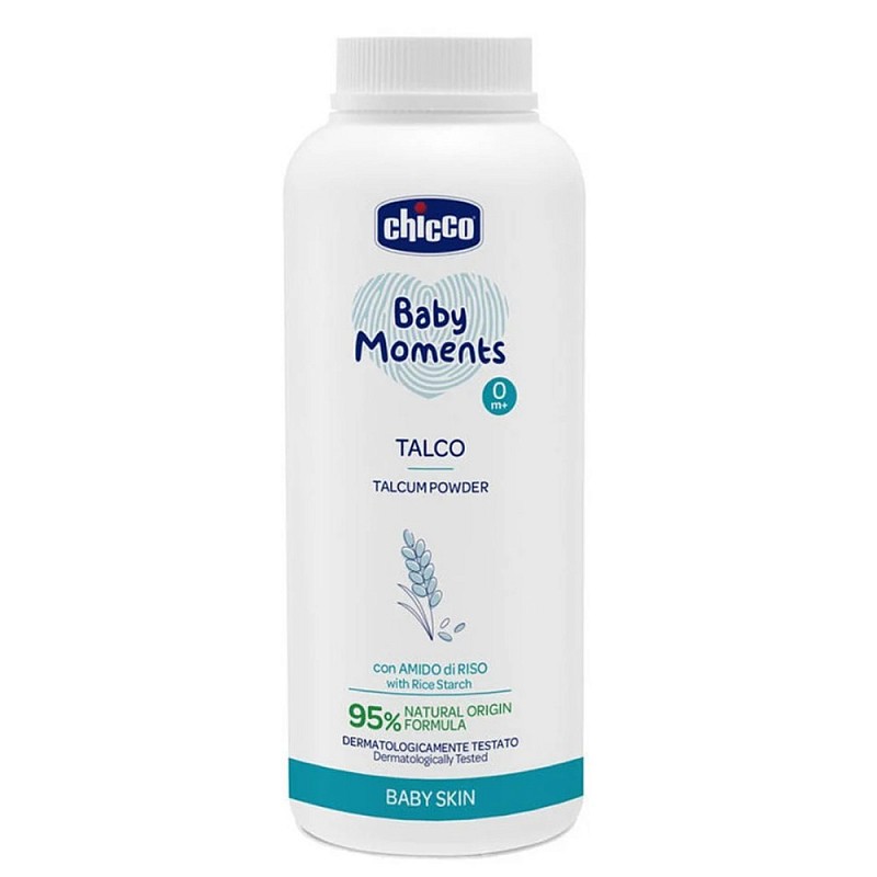 CHICCO Baby Moments Talka pūderis 150 gr