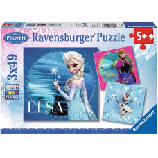 Ravensburger pusle 3x49 Frozen R 09269