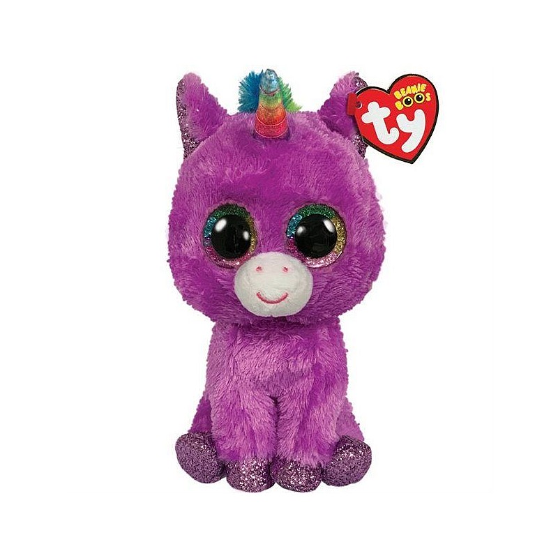 TY Beanie Boos Pehme mänguasi ROSETTE unicom purple, TY36328 LÕPUMÜÜK