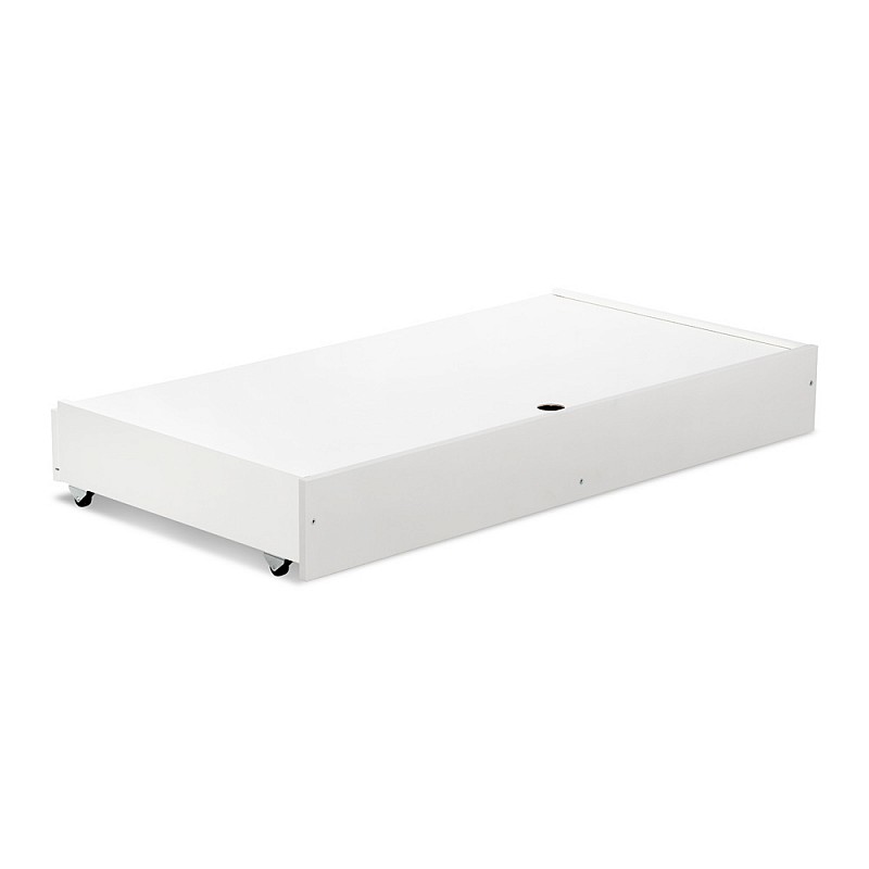 KLUPS Safari voodi pesukast 120x60сm, white-grey