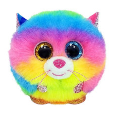 TY PUFFIES  pehme mänguasi GIZMO - rainbow cat puf 8см, TY42520