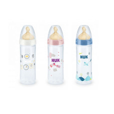 NUK Classic PP lutipudel 250ml First Choice Plus lateks lutt 6m+, SD15 741646 1tk