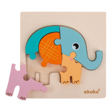 AKUKU puidust pusle Elephant A0600