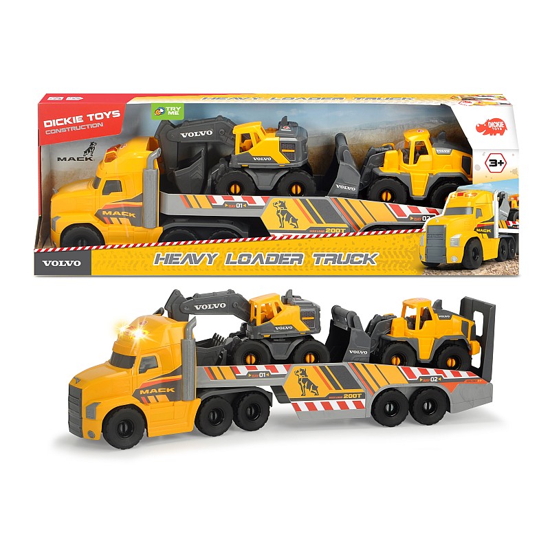 SIMBA DICKIE TOYS veoauto Mack/Volvo raskelaadur, 203729012