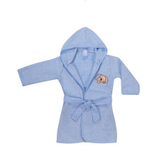 DUET BABY FROTTE Vannimantel kapuutsiga  92-104сm, 467 DOG sinine (744672)