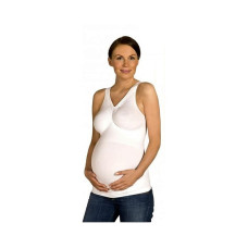 CARRIWELL Seamless Maternity Light Support Top õmblusteta top suurus S, valge 1000 ALLAHINDLUS