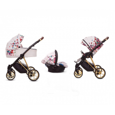 BABYACTIVE MUSSE vanker jalutuskäru  3in1, Light Rose