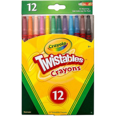 CRAYOLA Väljakeeratavad kriidid (12 tk.)