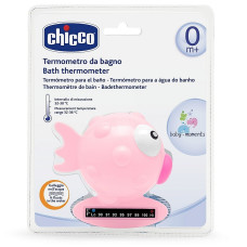 CHICCO Vannas termometrs Apaļā zivtiņa, rozā