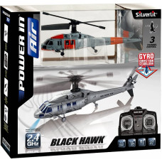 SILVERLIT Raadio teel juhitav helikopter BLACK HAWK, 84506