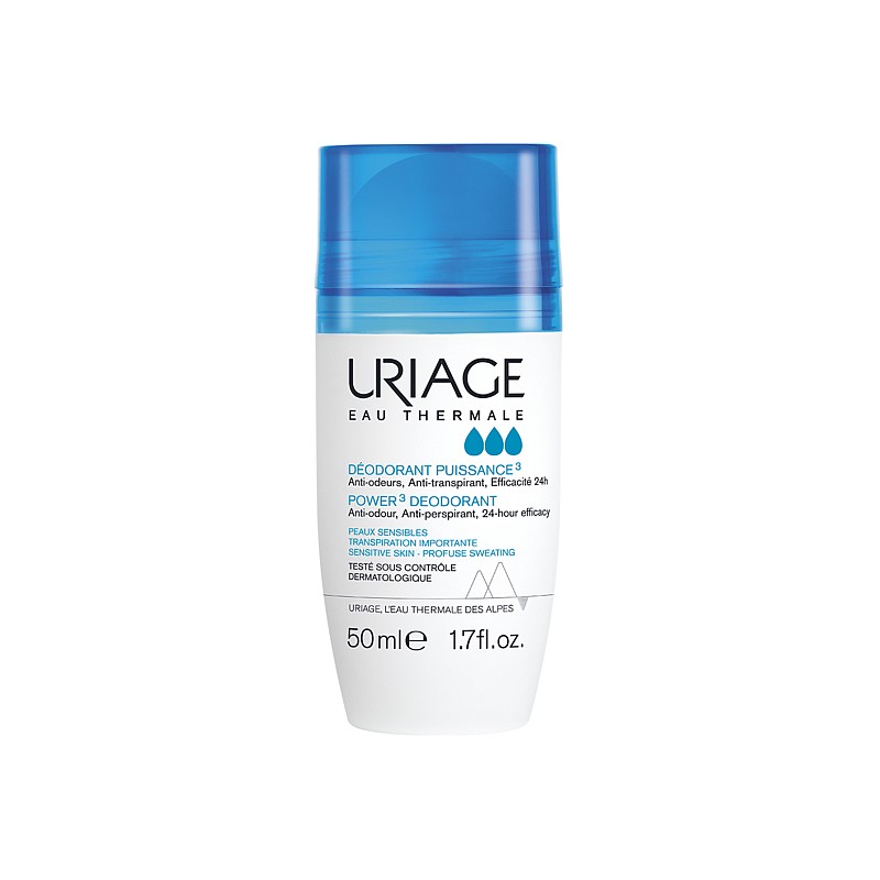 Uriage POWER3 kuuldeodorant - antiprespirant, 50ml, U15001048