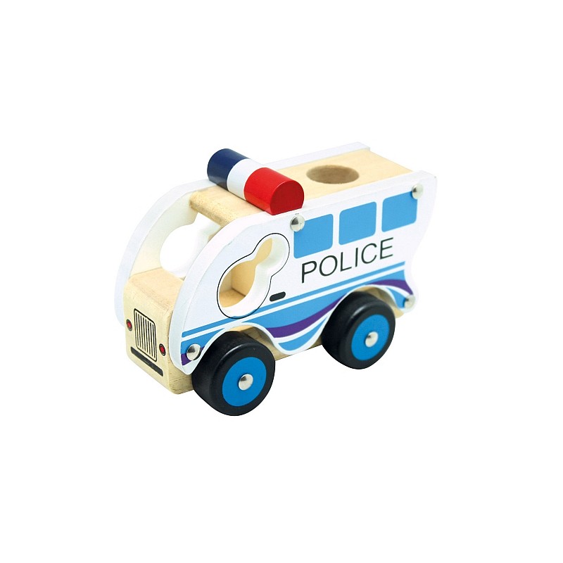 BINO puidust auto POLICE 84082