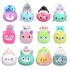 SQUISHMALLOWS Squishville pehme tegelane sõidukis