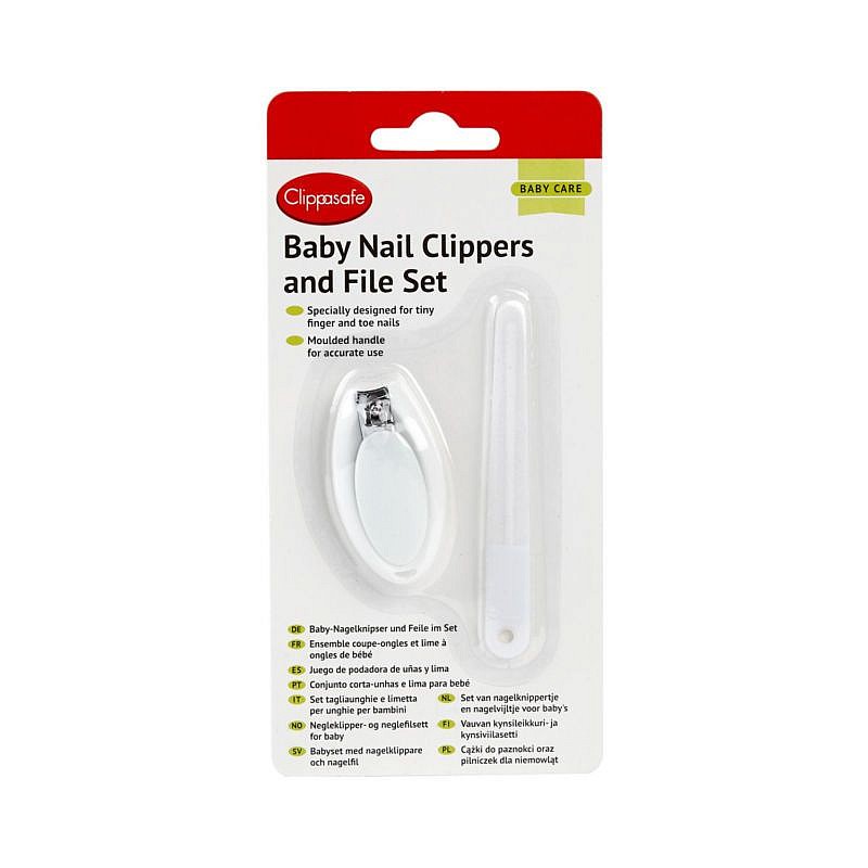 CLIPPASAFE 33/3 Nail Clippers & file küüneviil ja küünekäärid, CL303