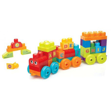 MEGA BLOKS ABC Learning Train конструктор 60шт. DXH35