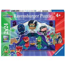 Ravensburger пазл PJ Masks 2x24элем. R07824