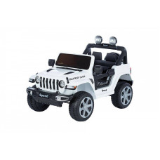 TO-MA  Elektriauto 7777 - JEEP - 12V - 4WD - WHITE