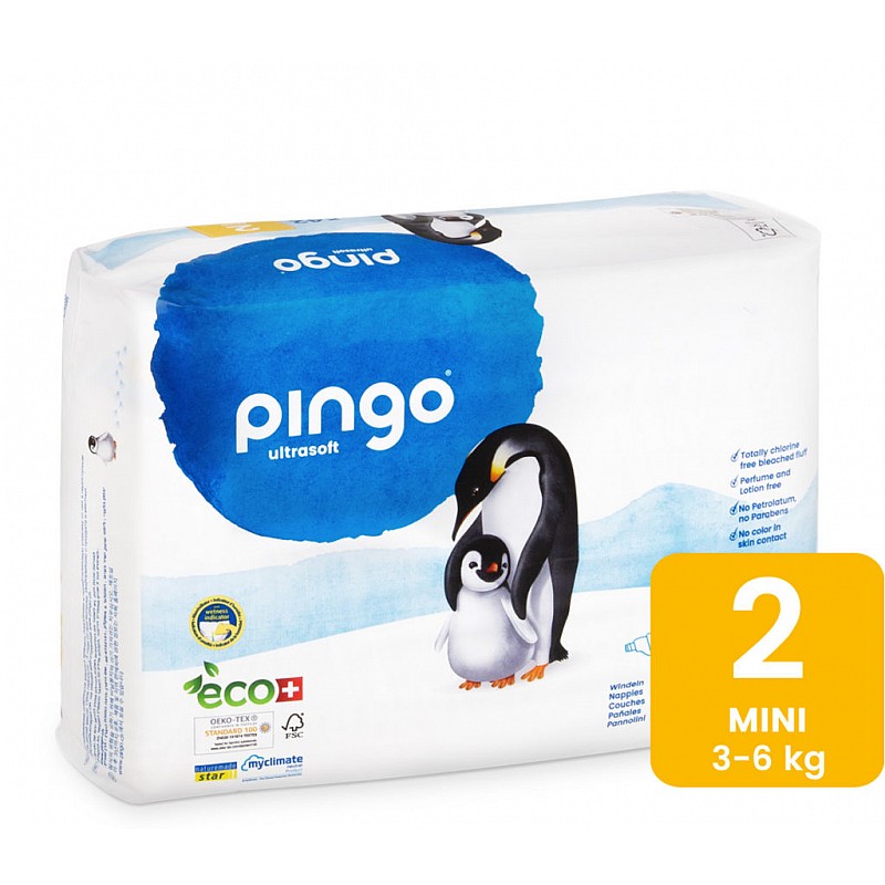 Pingo Mini Niiskuse indikaatoriga mähkmed 42tk. 3-6kg. 0024-03