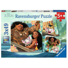 Ravensburger pusle 3x49 VAIANA R 08004