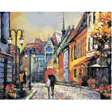 TSVETNOY diamond mosaiik 40x50cm European Town, LG248e