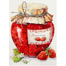 TSVETNOY diamond mosaiik 30x40cm Strawberry Jam, LE053e