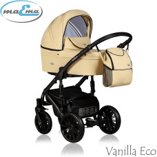 MAEMA ViTor Leather vanker-jalutuskäru 2in1, VANILLA ECO