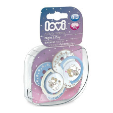 LOVI lutt silik. 2tk 0-3m Night & Day 22/809boy