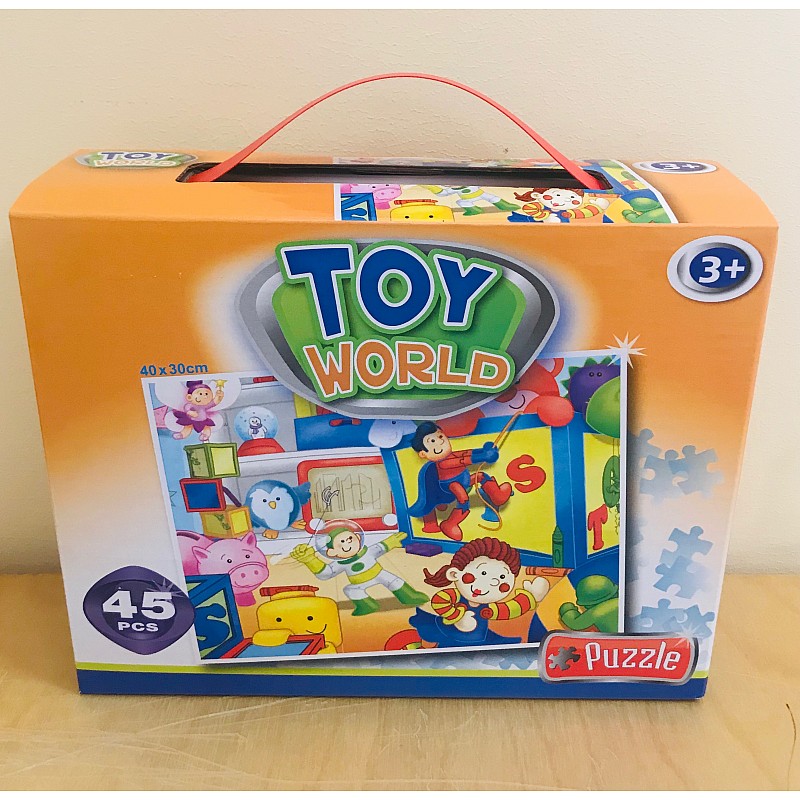 ERJUTOYS Pusle 3+ 45 elementi,, JU9259 Toy World