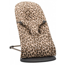 BABYBJORN Bouncer Bliss Cotton lamamistool, Beige leopard 006075