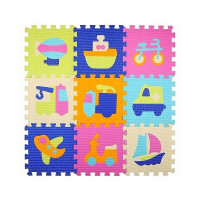 SMILY PLAY Pehme pusle-mat 9 eset 29x29cm 99273 ALLAHINDLUS