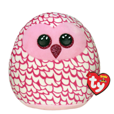 TY Squish a Boos Pehme mänguasi-padi Owl Pinky, TY39204