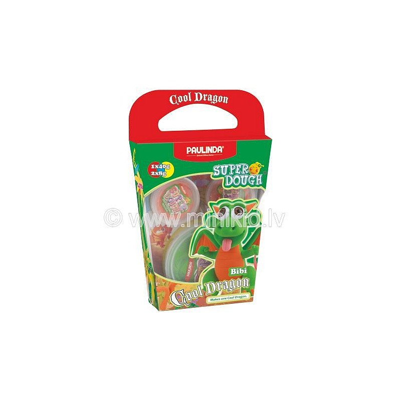 PAULINDA Super Dough plastiliin - Cool Dragon Bibi