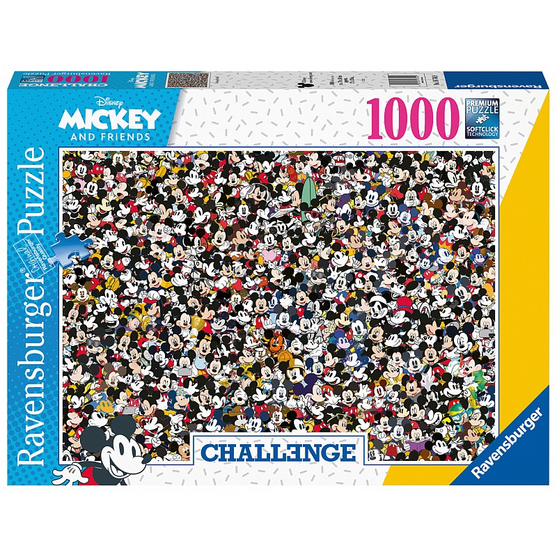 RAVENSBURGER pusle Mickey Challenge, 1000tk., 16744