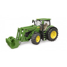 BRUDER traktor John Deere 7R 350 koos esilaaduriga, 03151