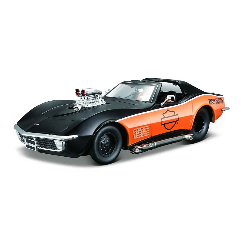 MAISTO DIE CAST 1:24 automudel H-D 1970 Chevrolet Corvette, 32193