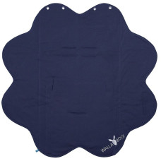 WALLABOO Beebitekk Fleur - 85x85cm, true blue