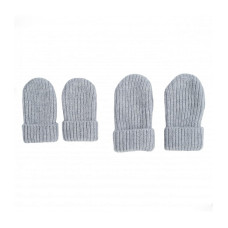 LODGER MITTENS FOLKLORE Laste meriinovillast labakindad, DRIZZLE, 0-12M/12-24M MTM 629