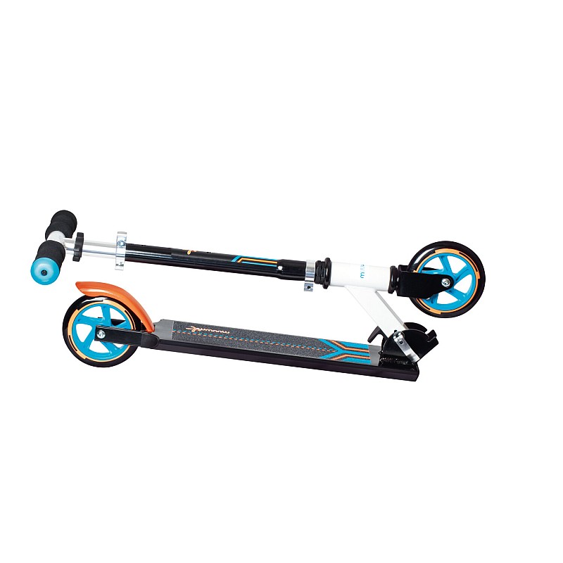 Muuwmi Aluminium Scooter Tõukeratas 125 mm, must/valge