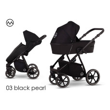 LONEX PAX  Vanker jalutuskäru 3in1 ,03 Black pearl