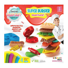 GERARDOS TOYS  plastiliinikomplekt SUPER BURGER 3a+ 56454