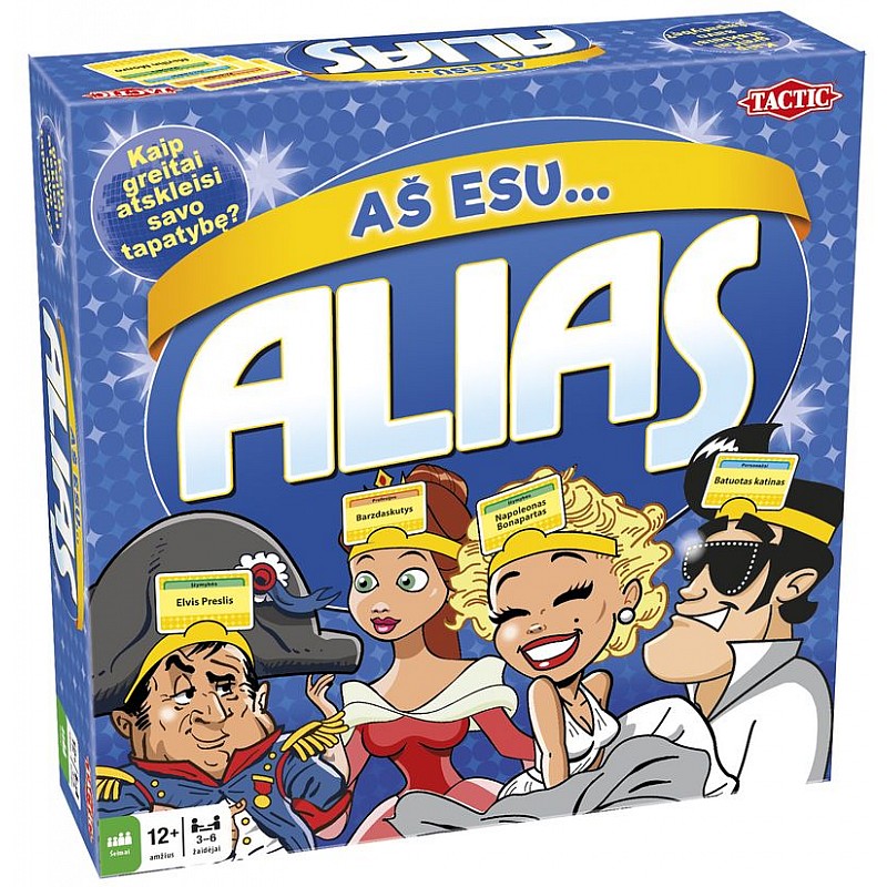 TACTIC Board Game Alias I AM (leedu keeles)