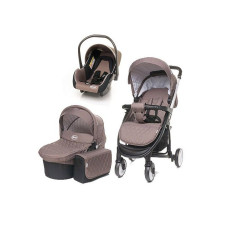 Vanker-jalutuskäru 3in1 4BABY ATOMIC BEIGE